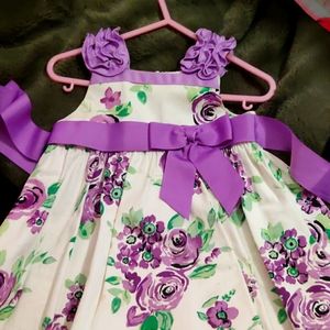 Purple and White dress